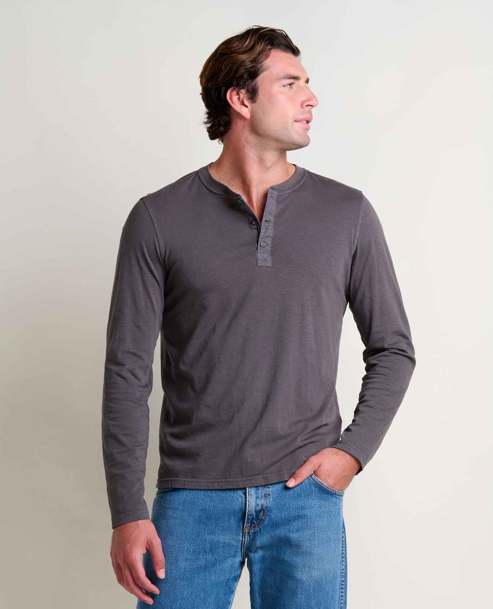 Men's Primo Long Sleeve Henley - Softxoi