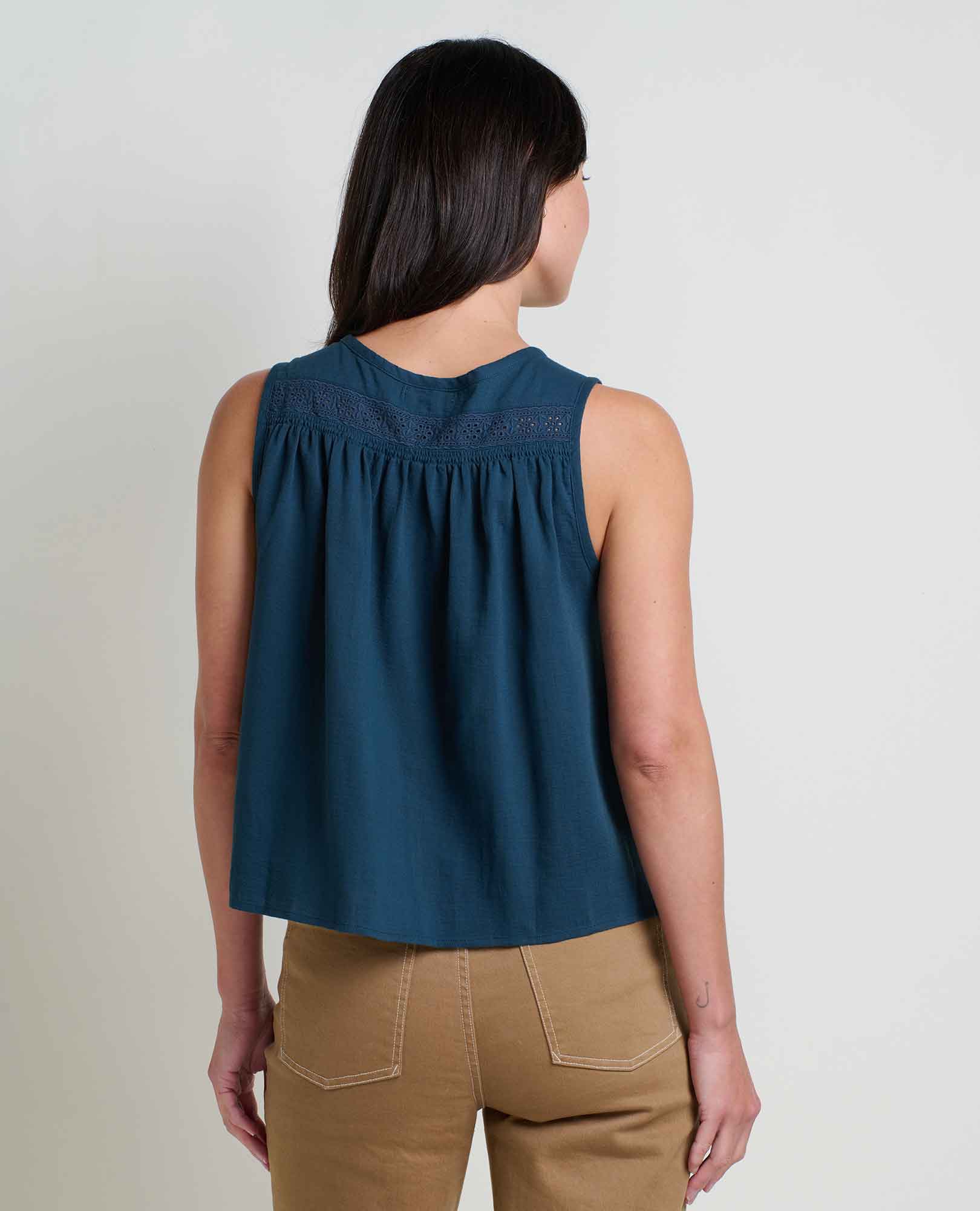 Manzana Button Front Tank - Softxoi