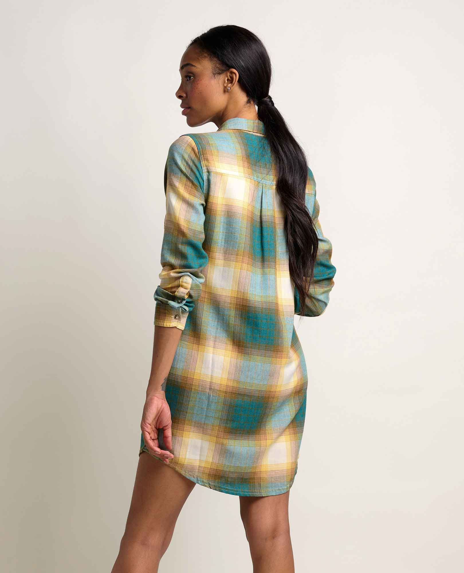 Re-Form Flannel Shirtdress - Softxoi