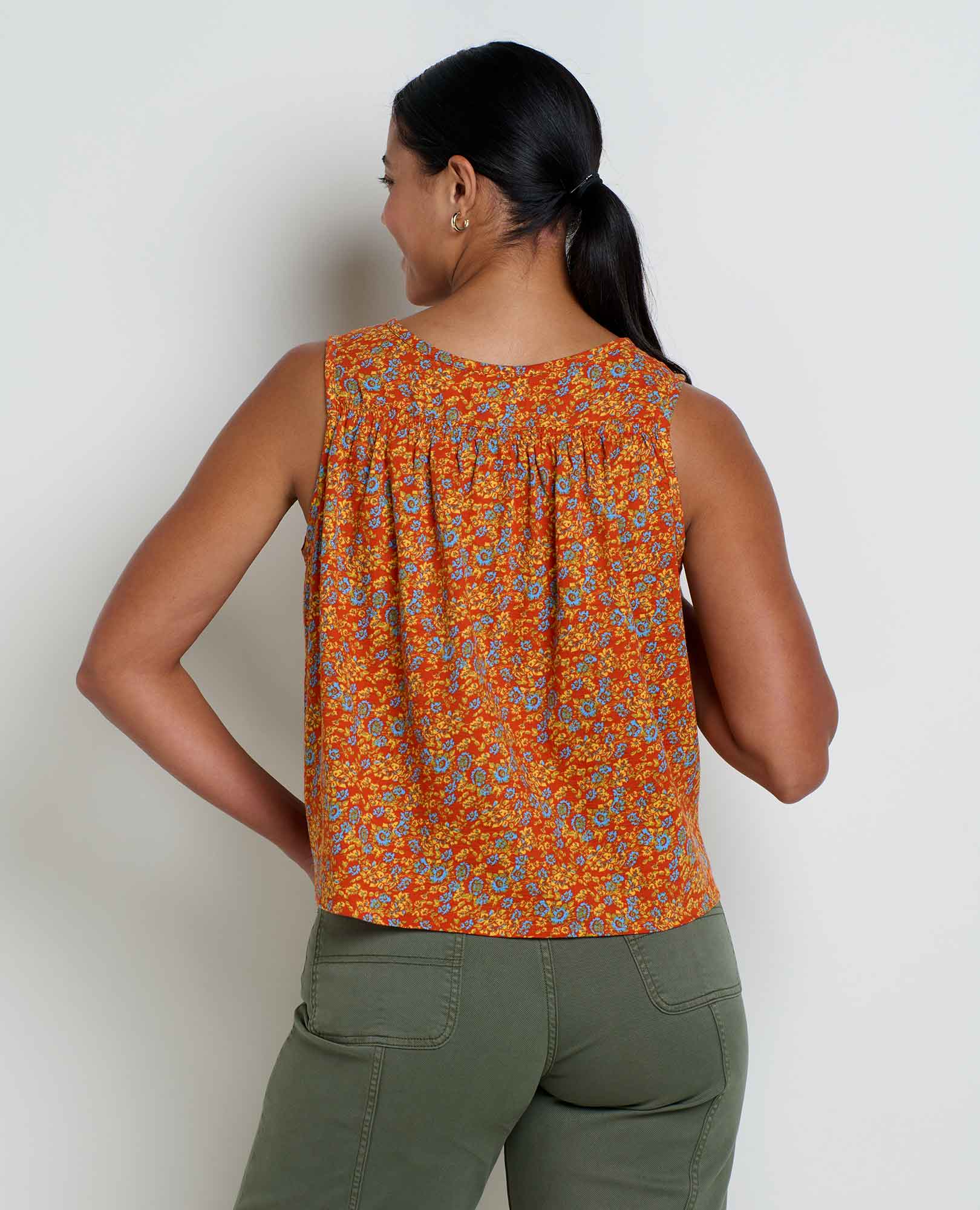 Manzana Button Front Tank - Softxoi