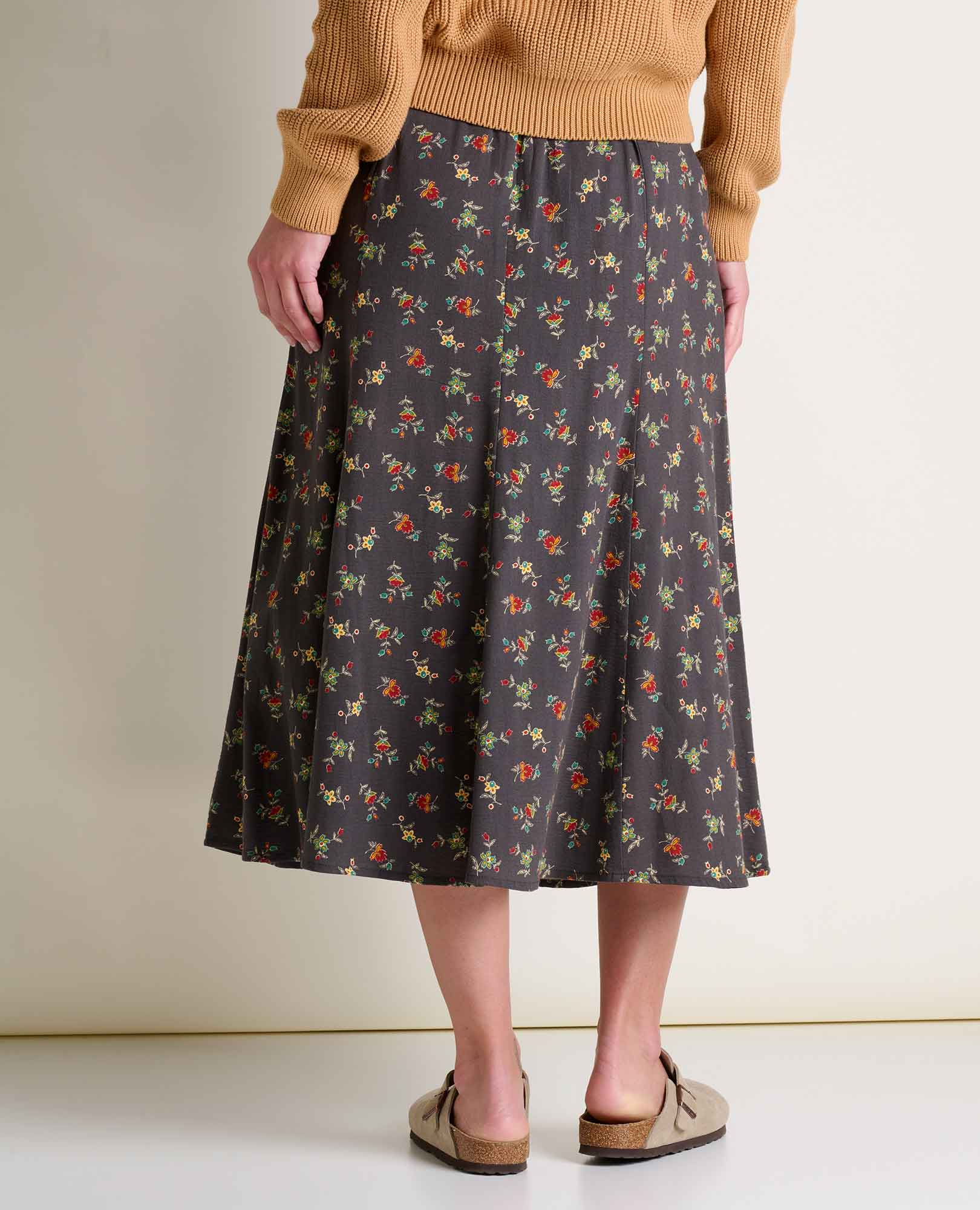 Manzana Paneled Midi Skirt - Softxoi