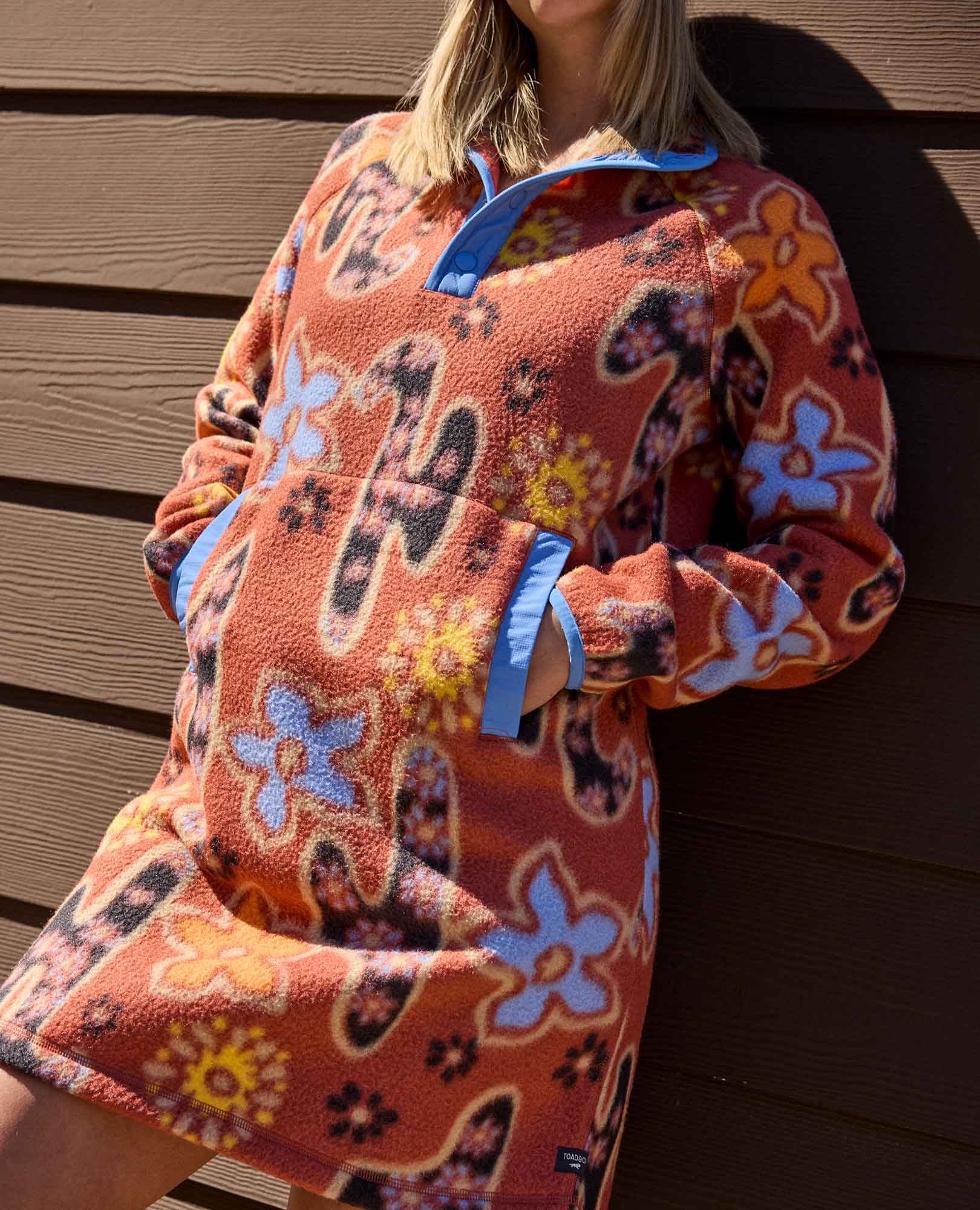 Campo Fleece 1/4 Snap Dress - Softxoi