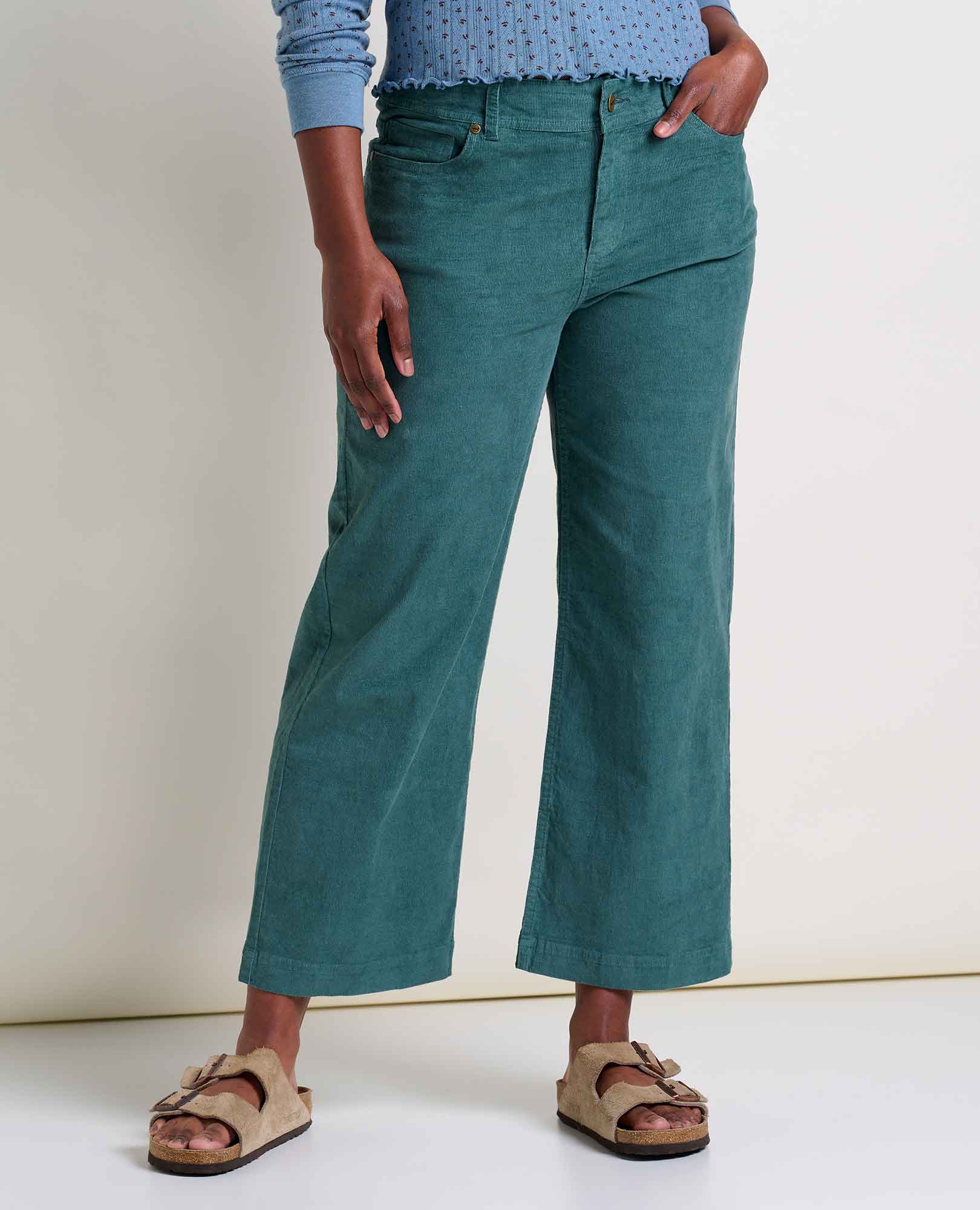 Women's Karuna Cord Wide Leg Pant - Softxoi