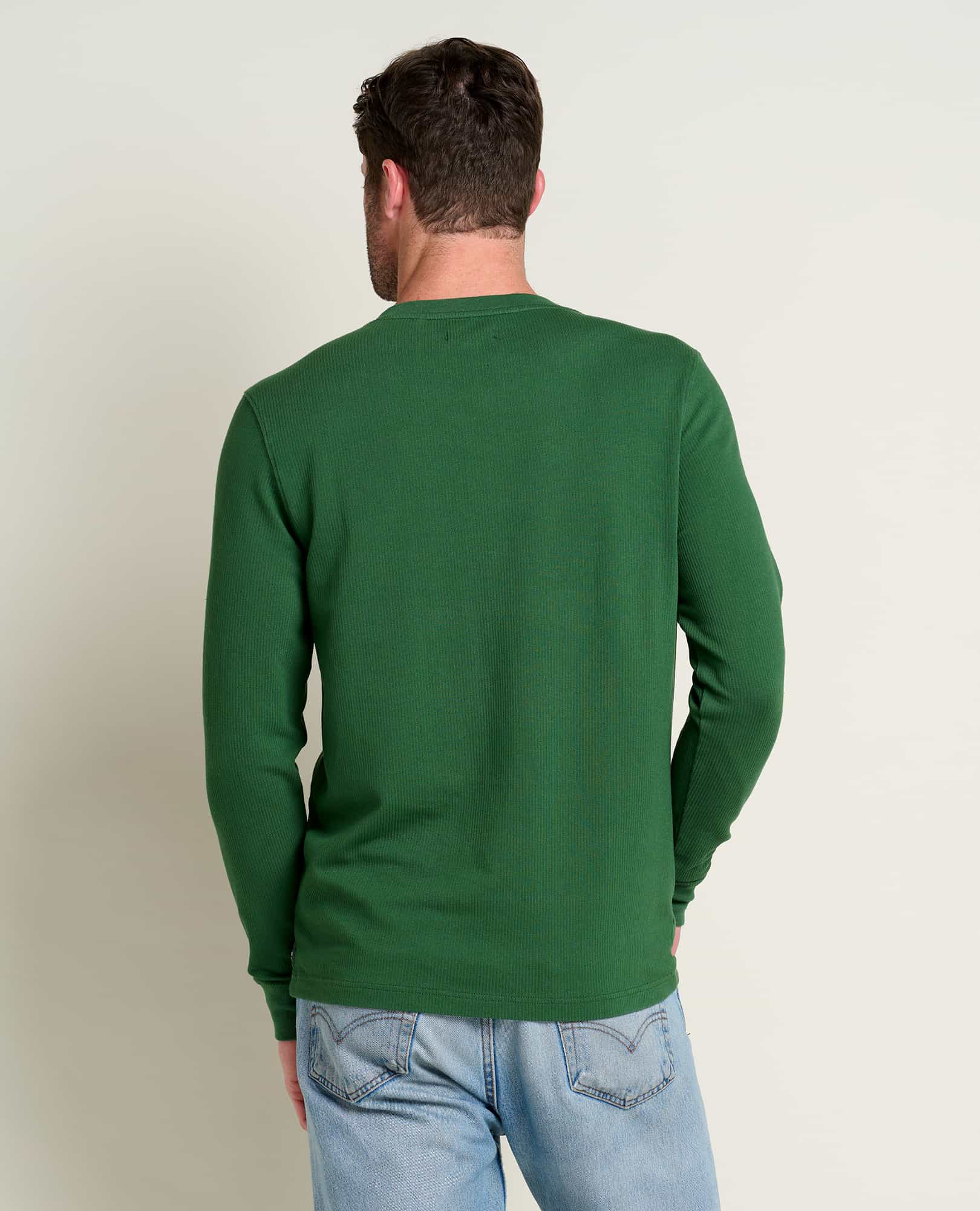 Men's Ponderosa Long Sleeve Henley - Softxoi