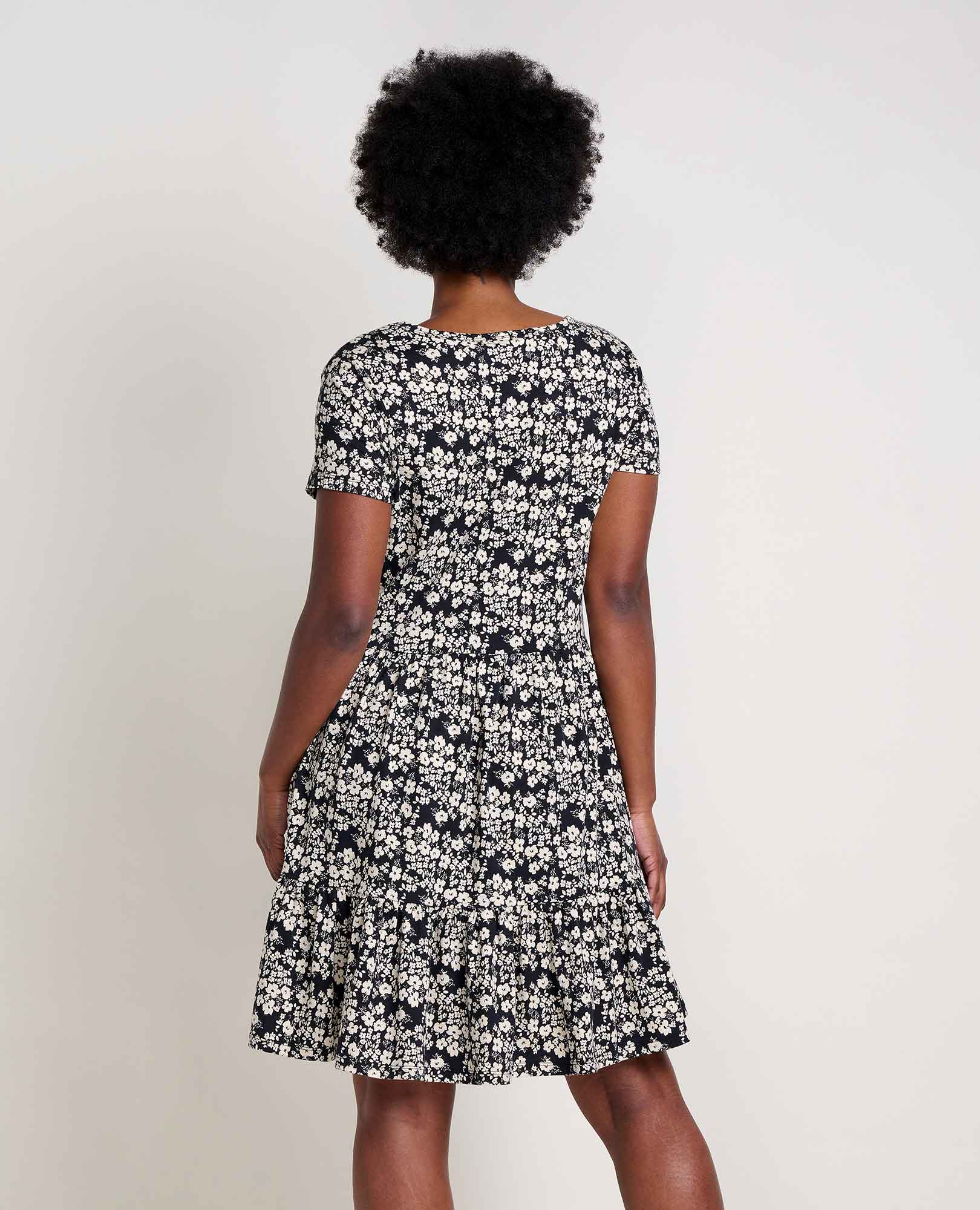 Marley Tiered Short Sleeve Dress - Softxoi