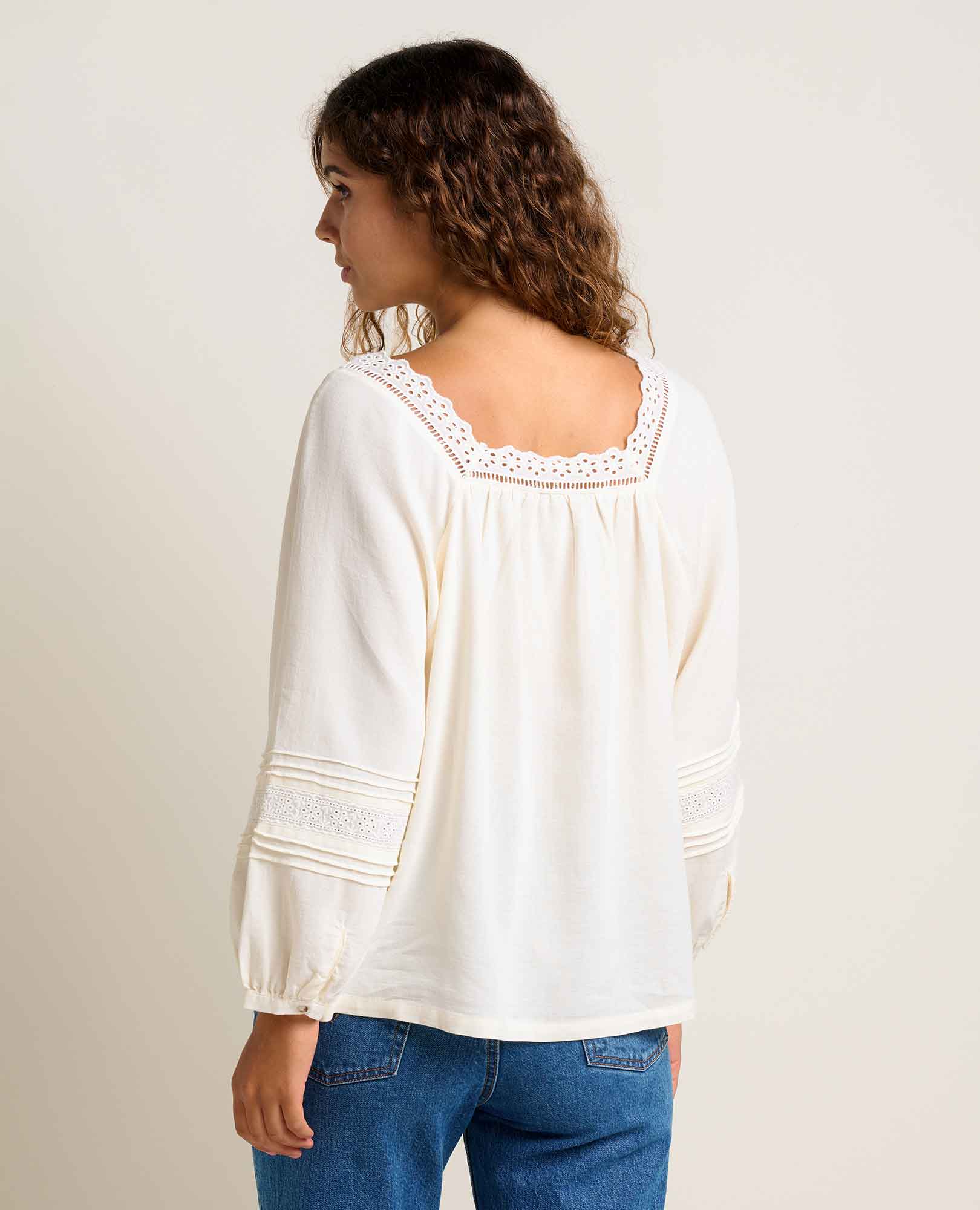 Manzana Peasant Long Sleeve Shirt - Softxoi