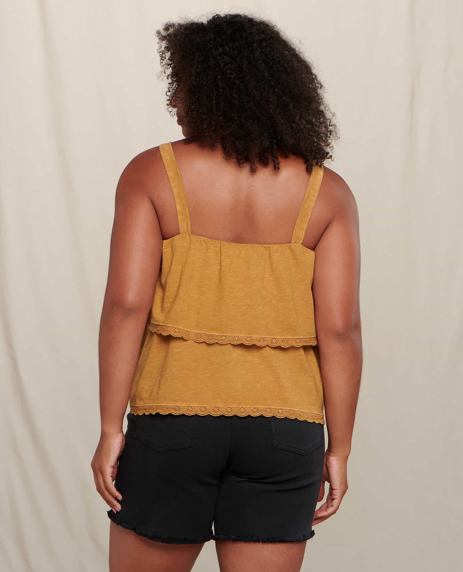 Primo Tiered Eyelette Tank - Softxoi