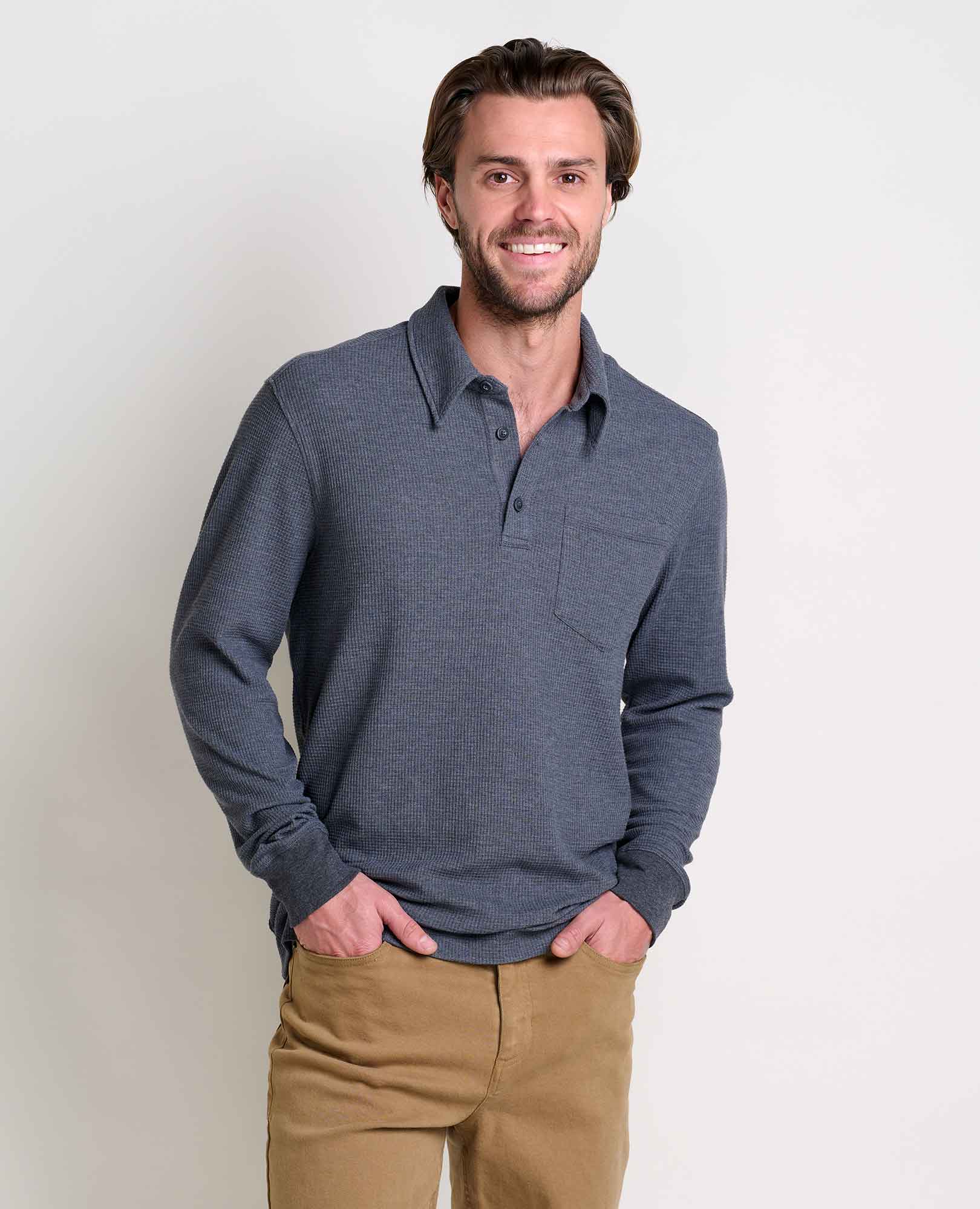 Framer Long Sleeve Polo - Softxoi