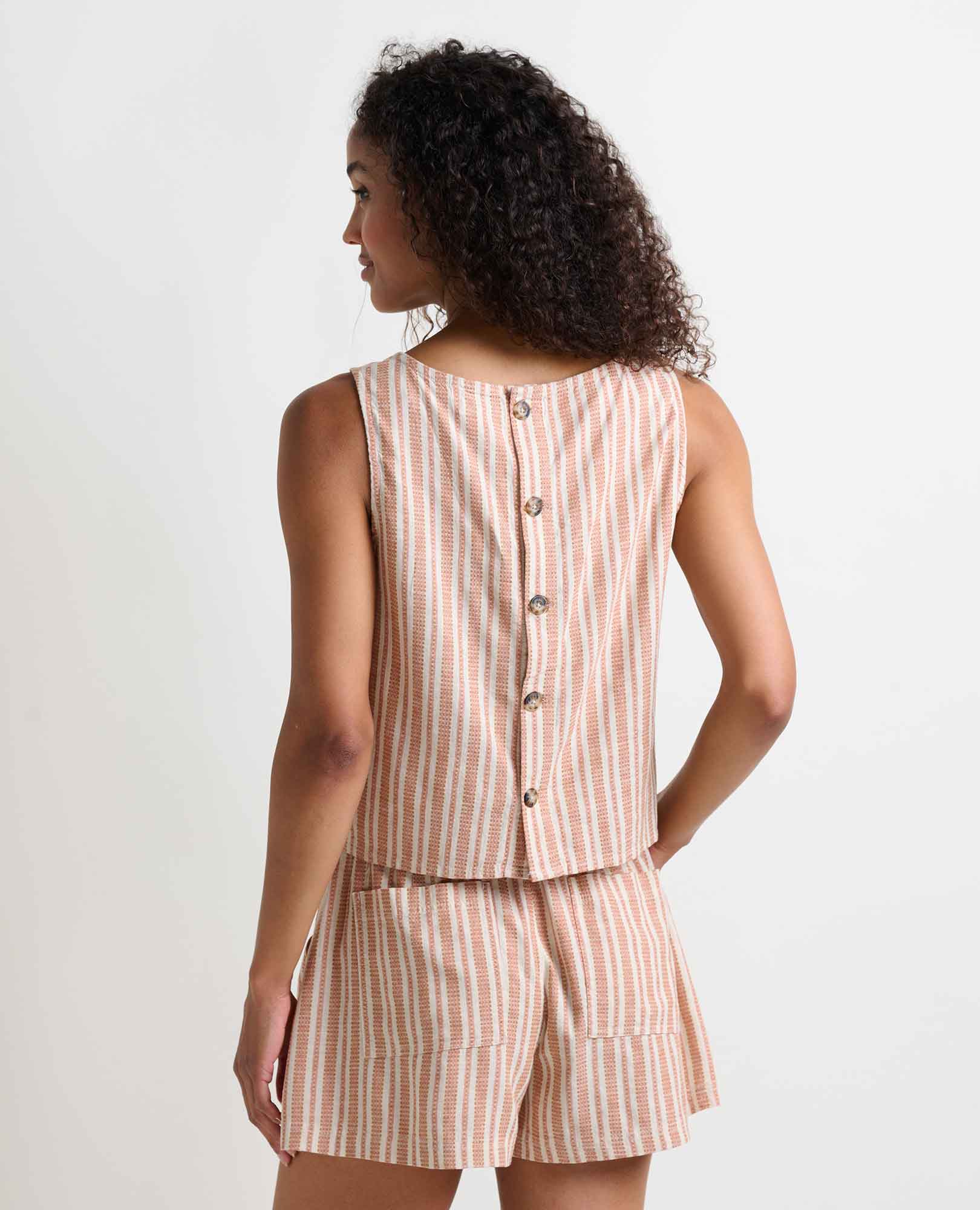 Taj Hemp Button Back Tank II - Softxoi