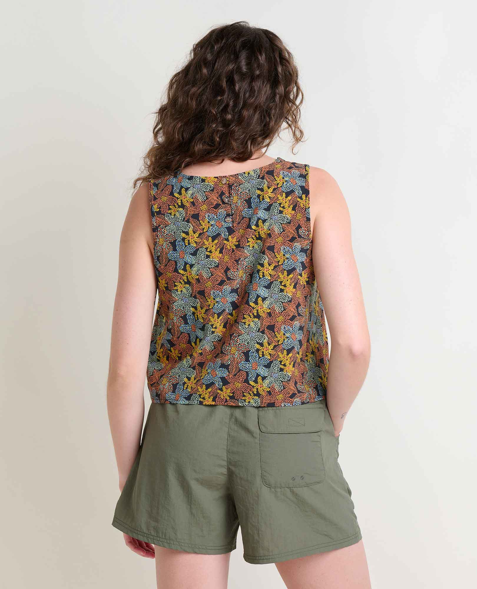 Sunkissed Button Back Tank - Softxoi
