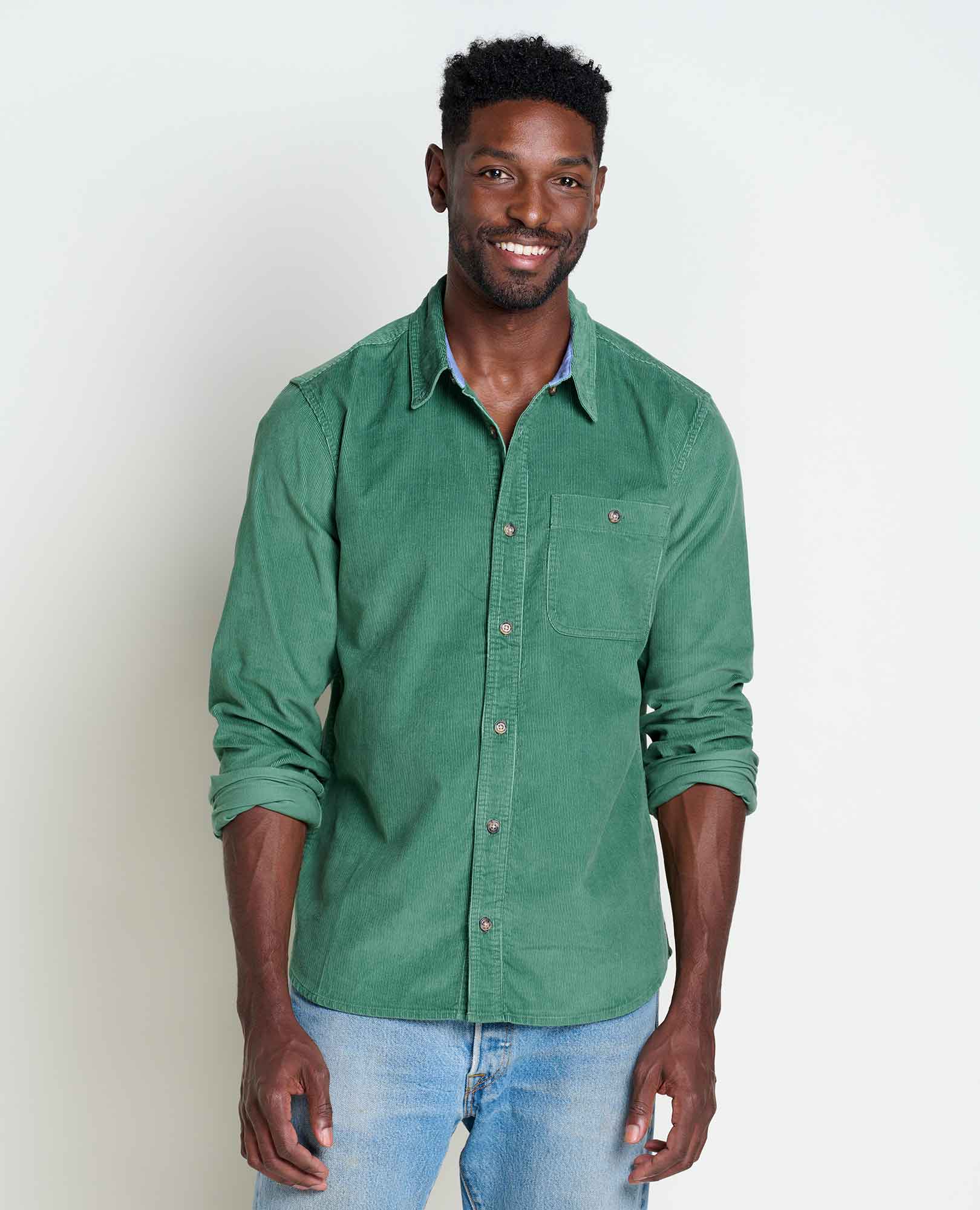 Men's Scouter Cord Long Sleeve Shirt - Softxoi