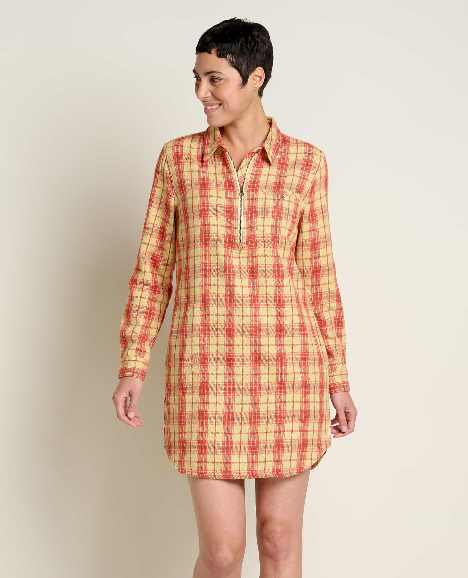 Bodie Quarter Zip Dress - Softxoi