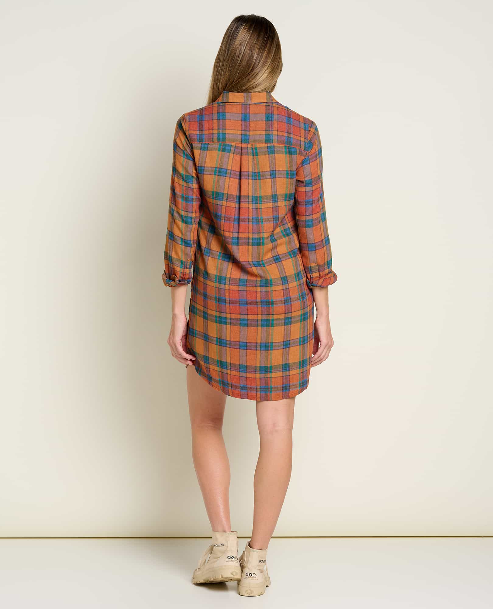 Re-Form Flannel Shirtdress - Softxoi