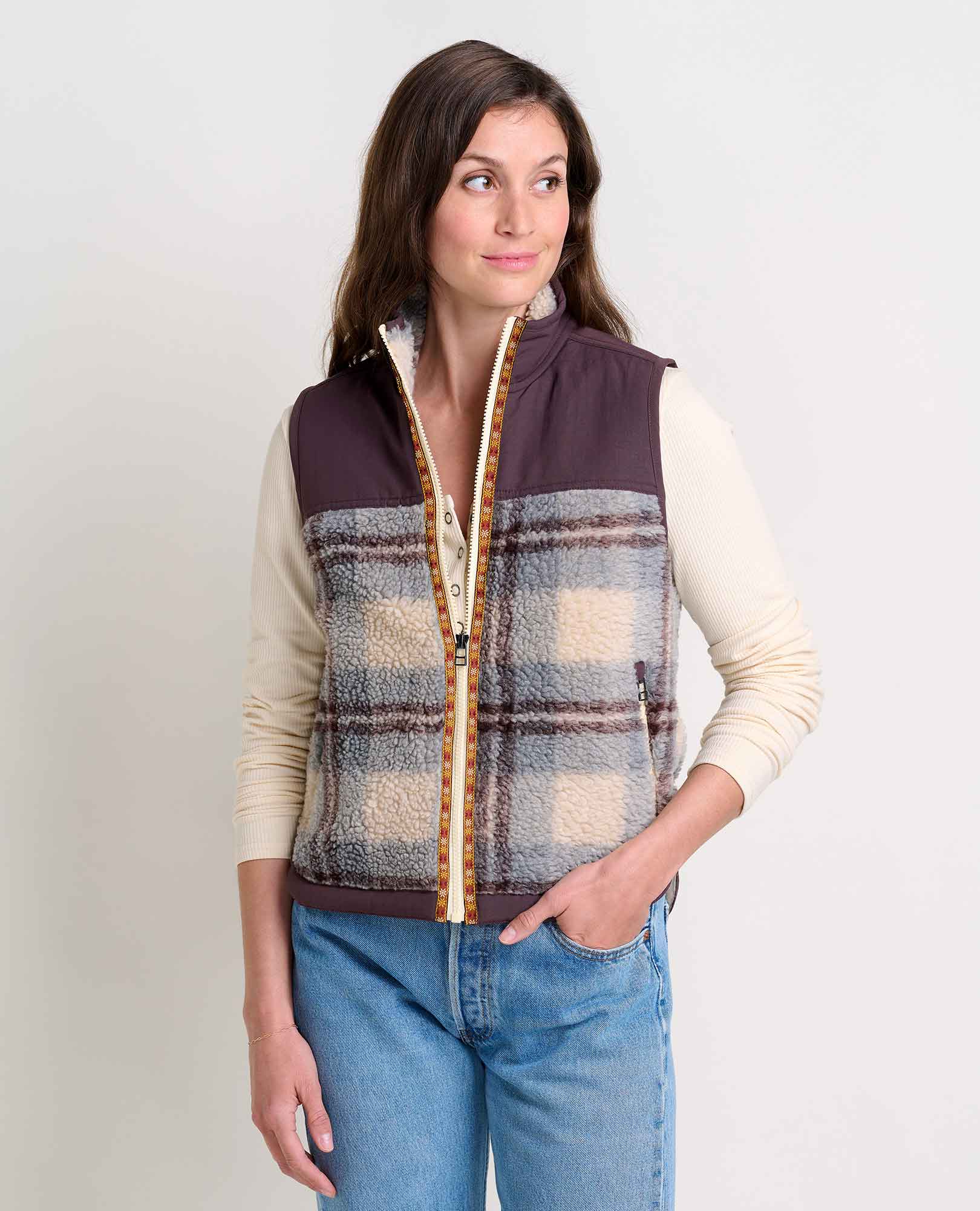 Women's Sespe Sherpa Vest - Softxoi