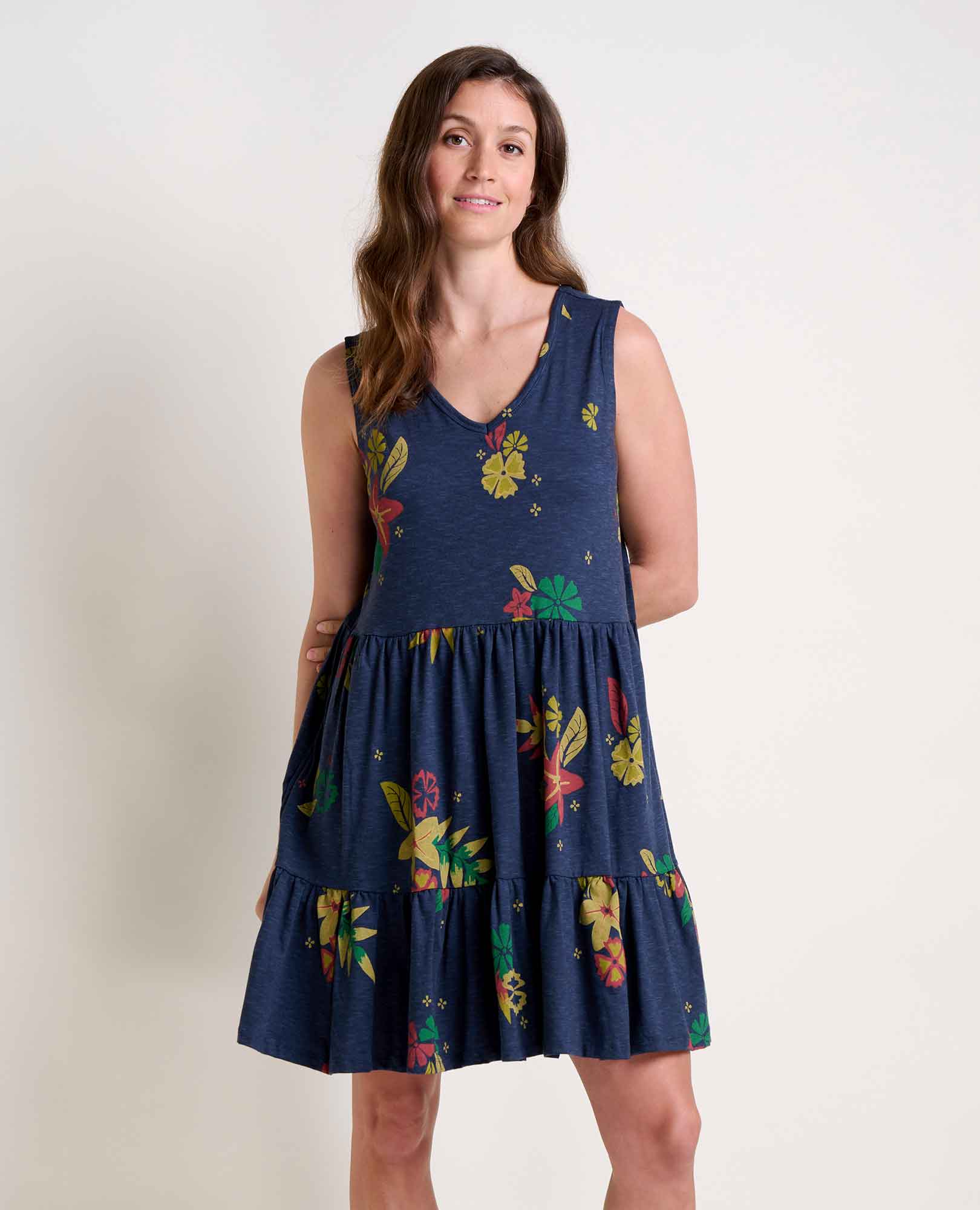 Marley Tiered Sleeveless Dress - Softxoi