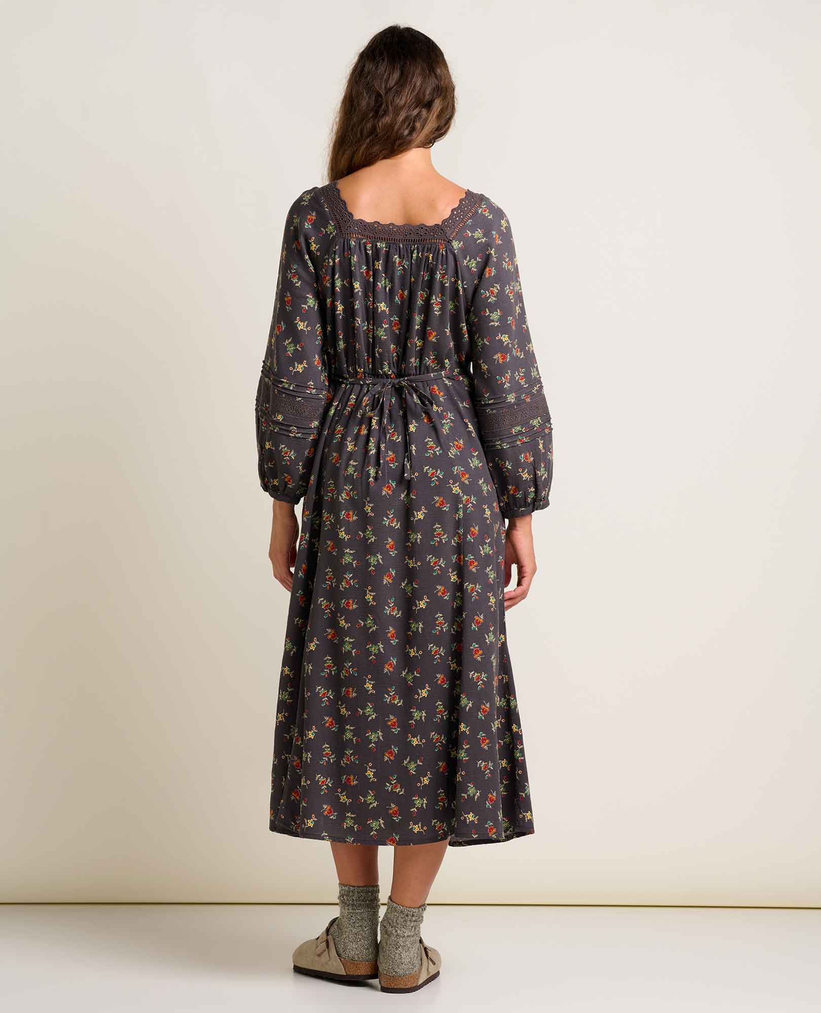 Manzana Square Neck Dress - Softxoi