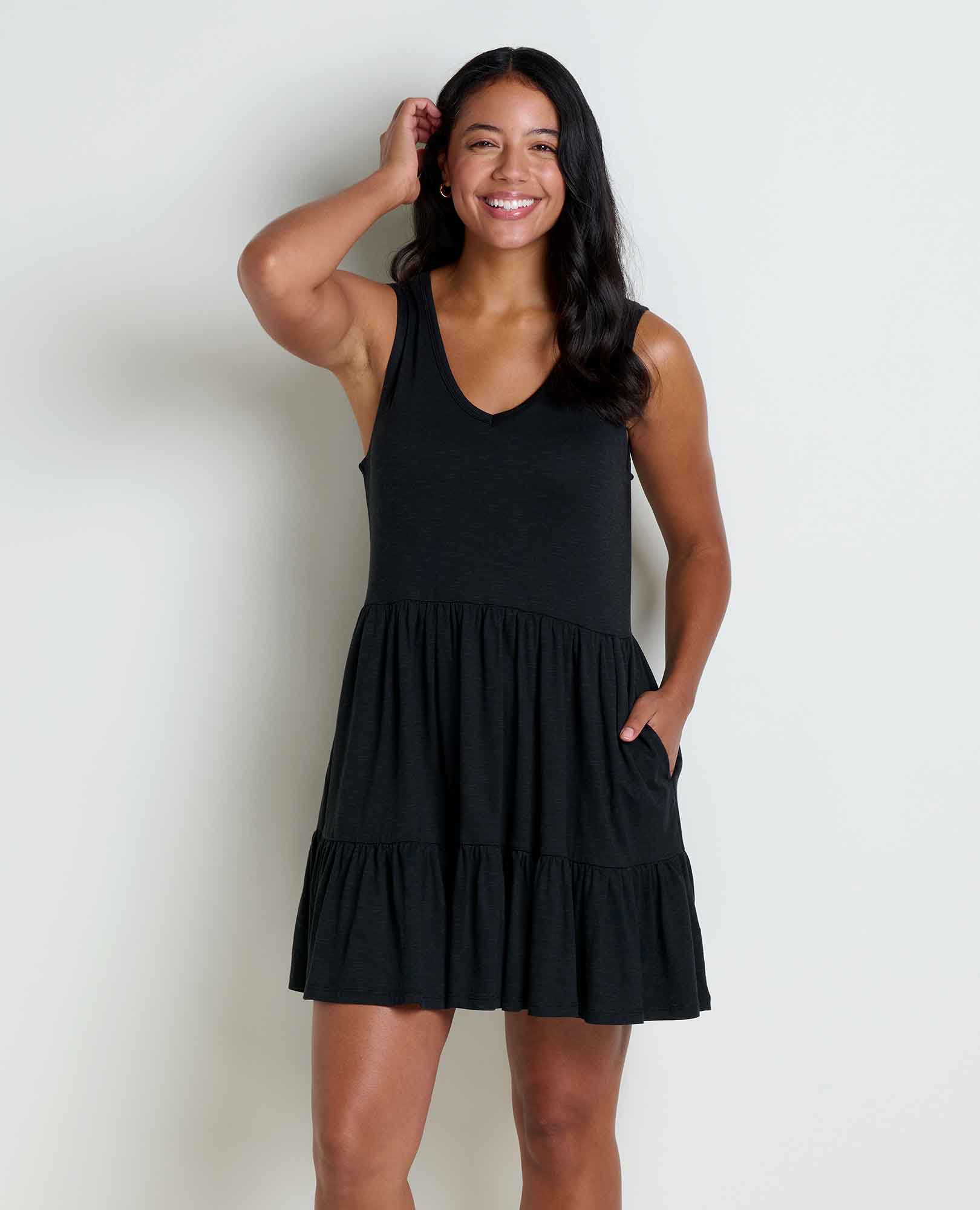 Marley Tiered Sleeveless Dress - Softxoi