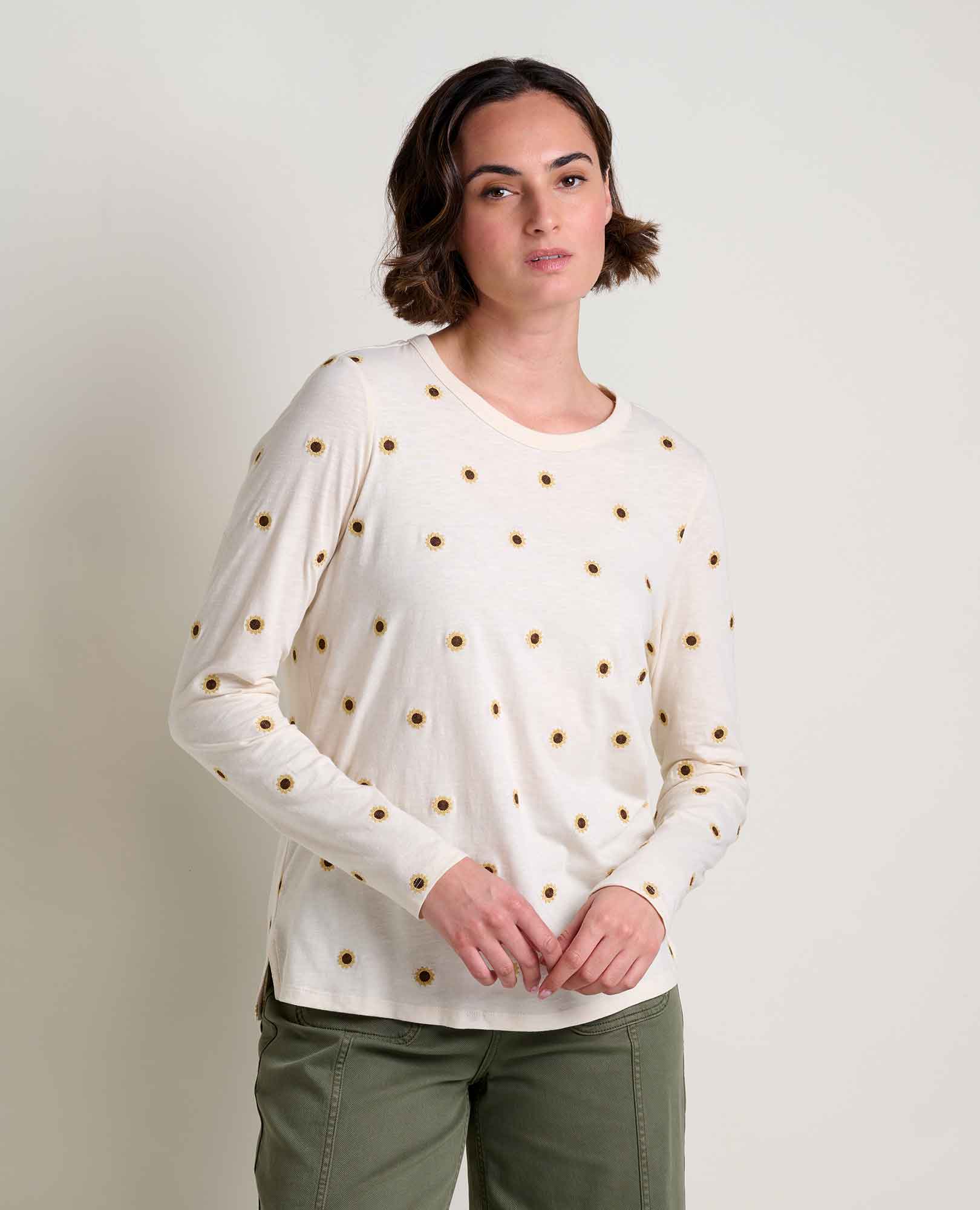 Women's Primo Long Sleeve Crew Embroidered - Softxoi