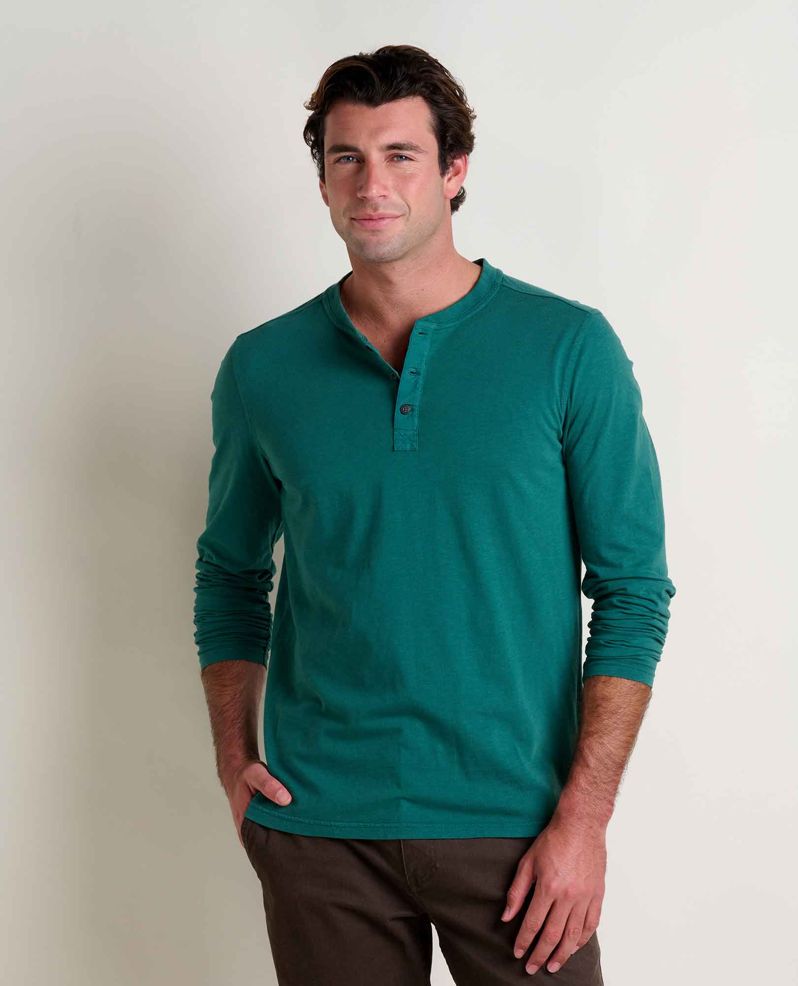Men's Primo Long Sleeve Henley - Softxoi