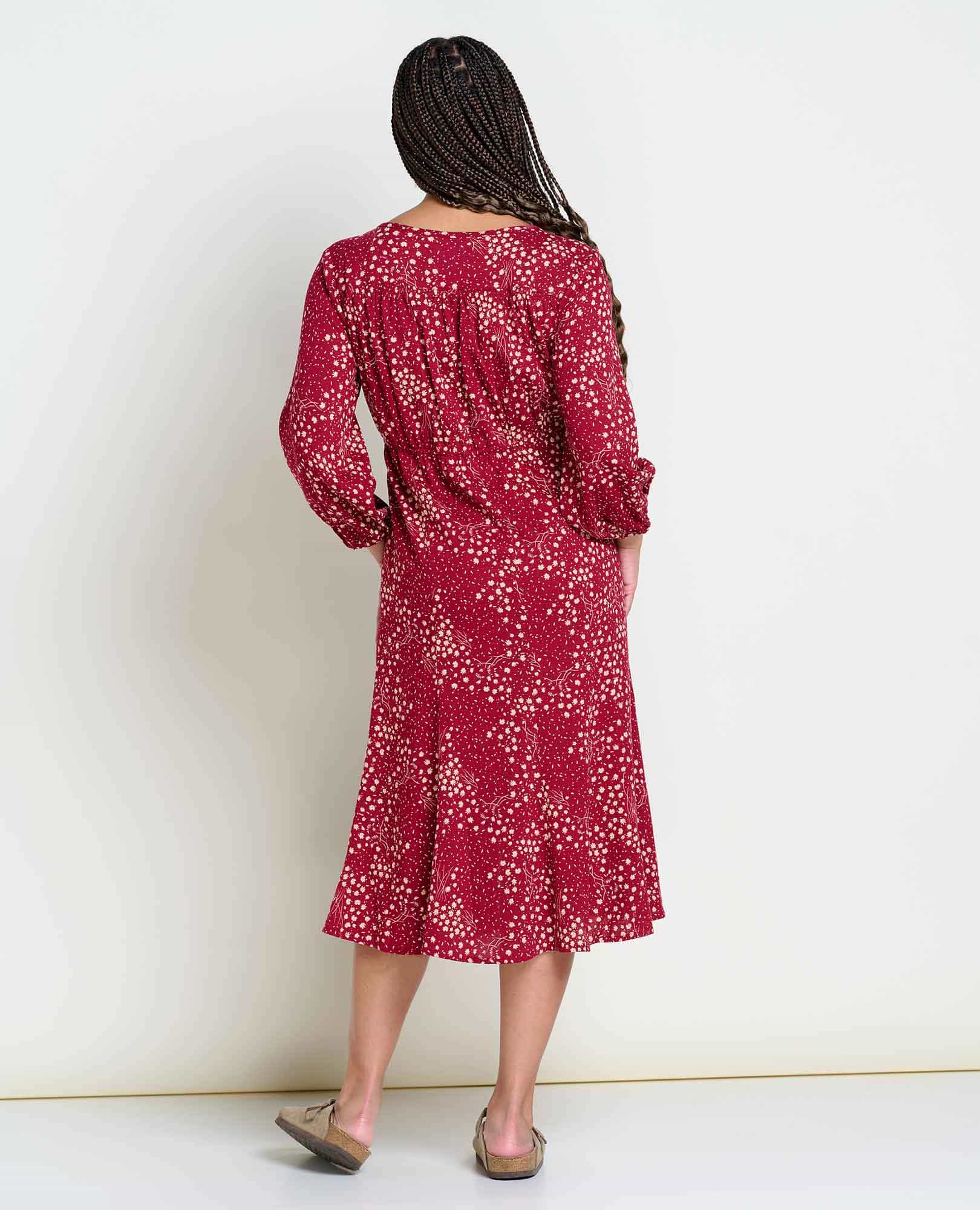 Manzana Paneled Midi Dress - Softxoi