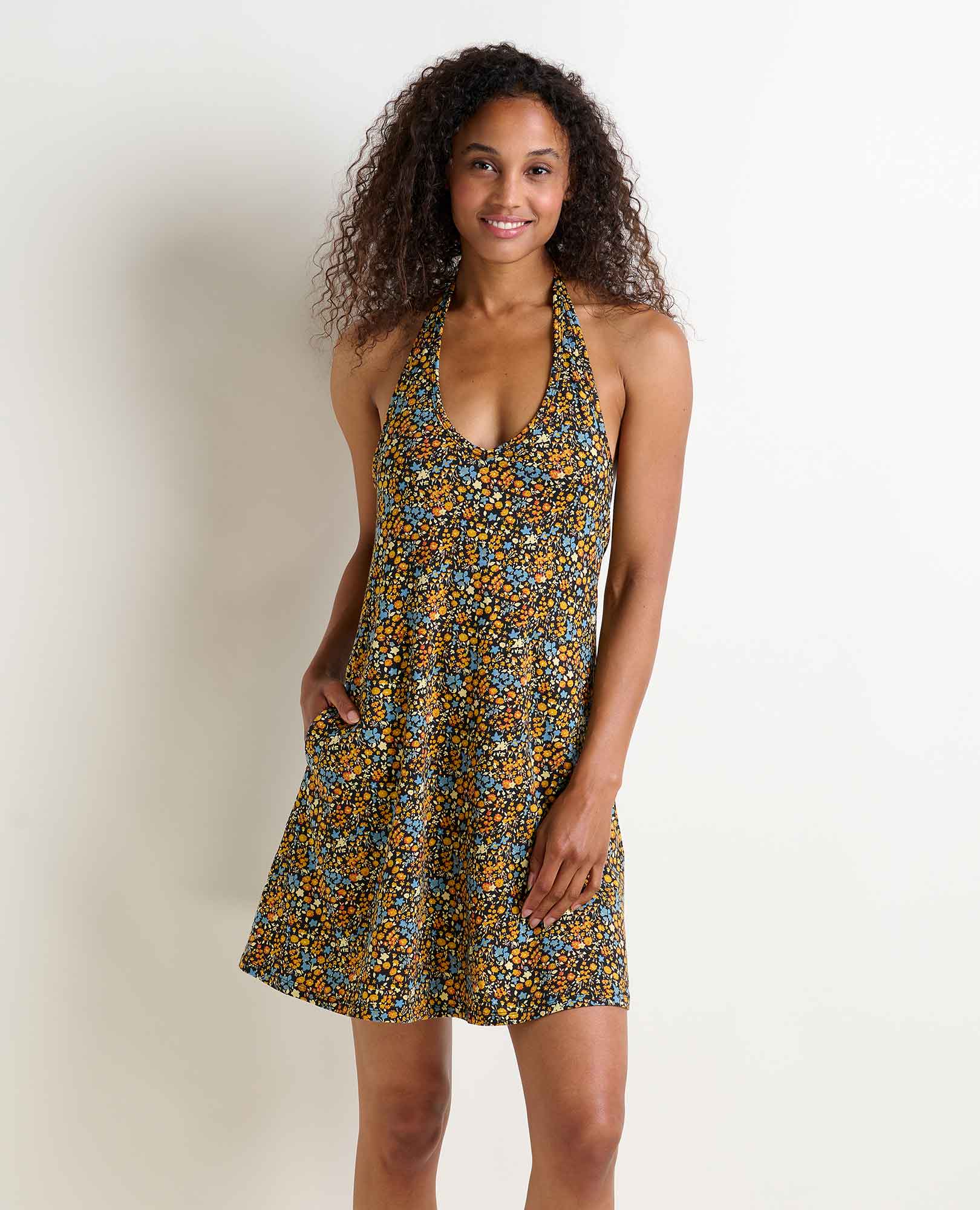 Plumeria Halter Dress - Softxoi