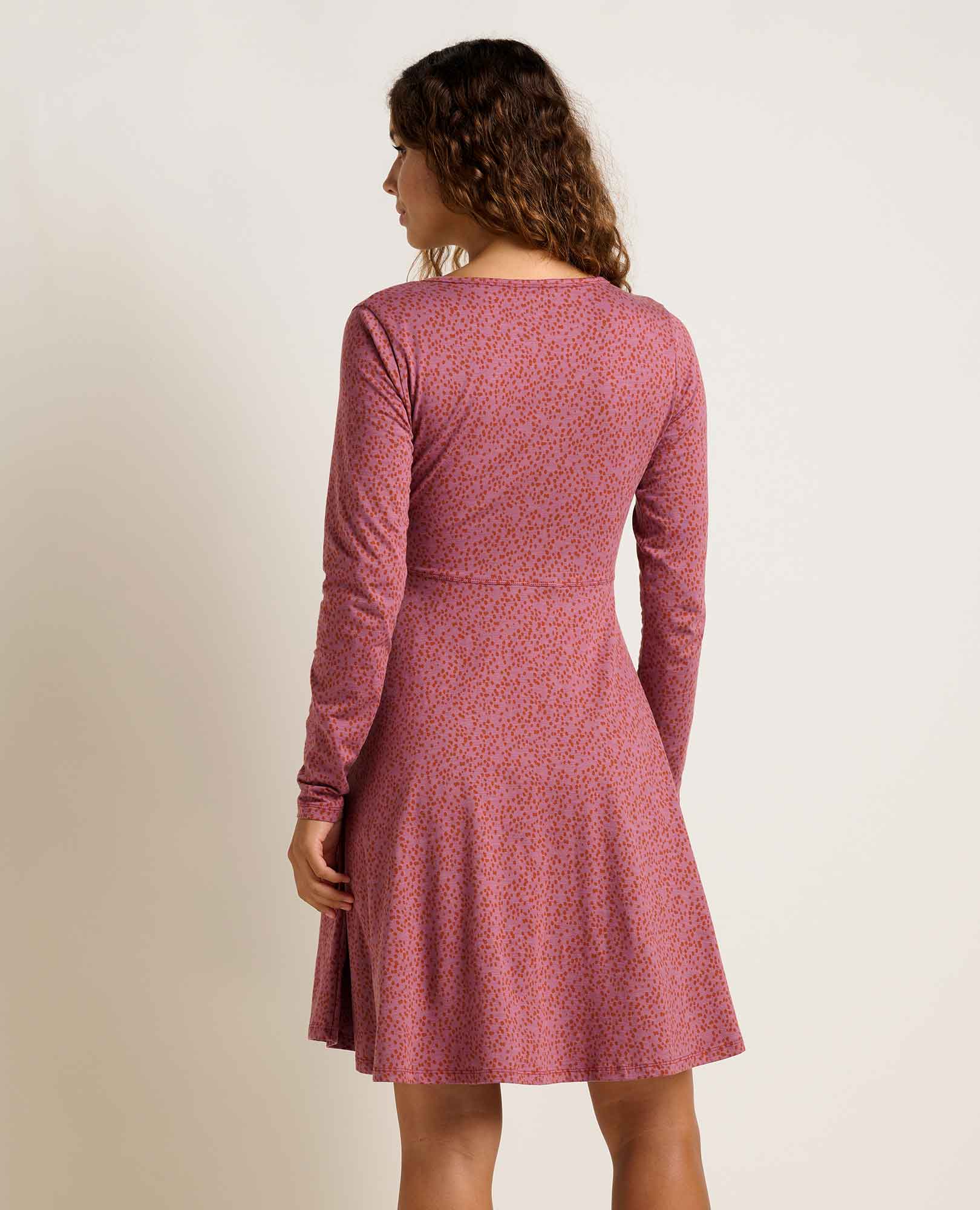 Freesia Long Sleeve Wrap Dress - Softxoi