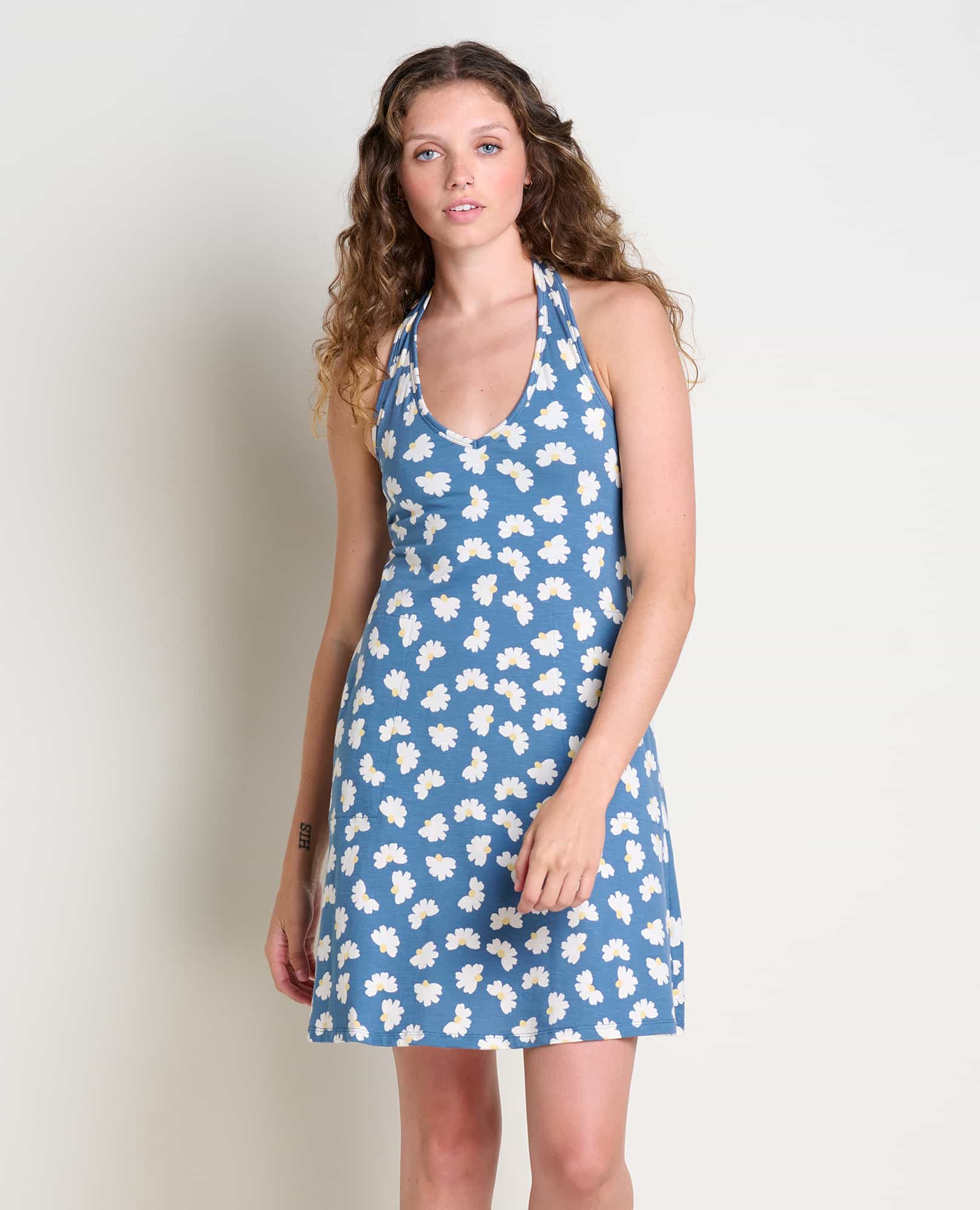 Plumeria Halter Dress - Softxoi