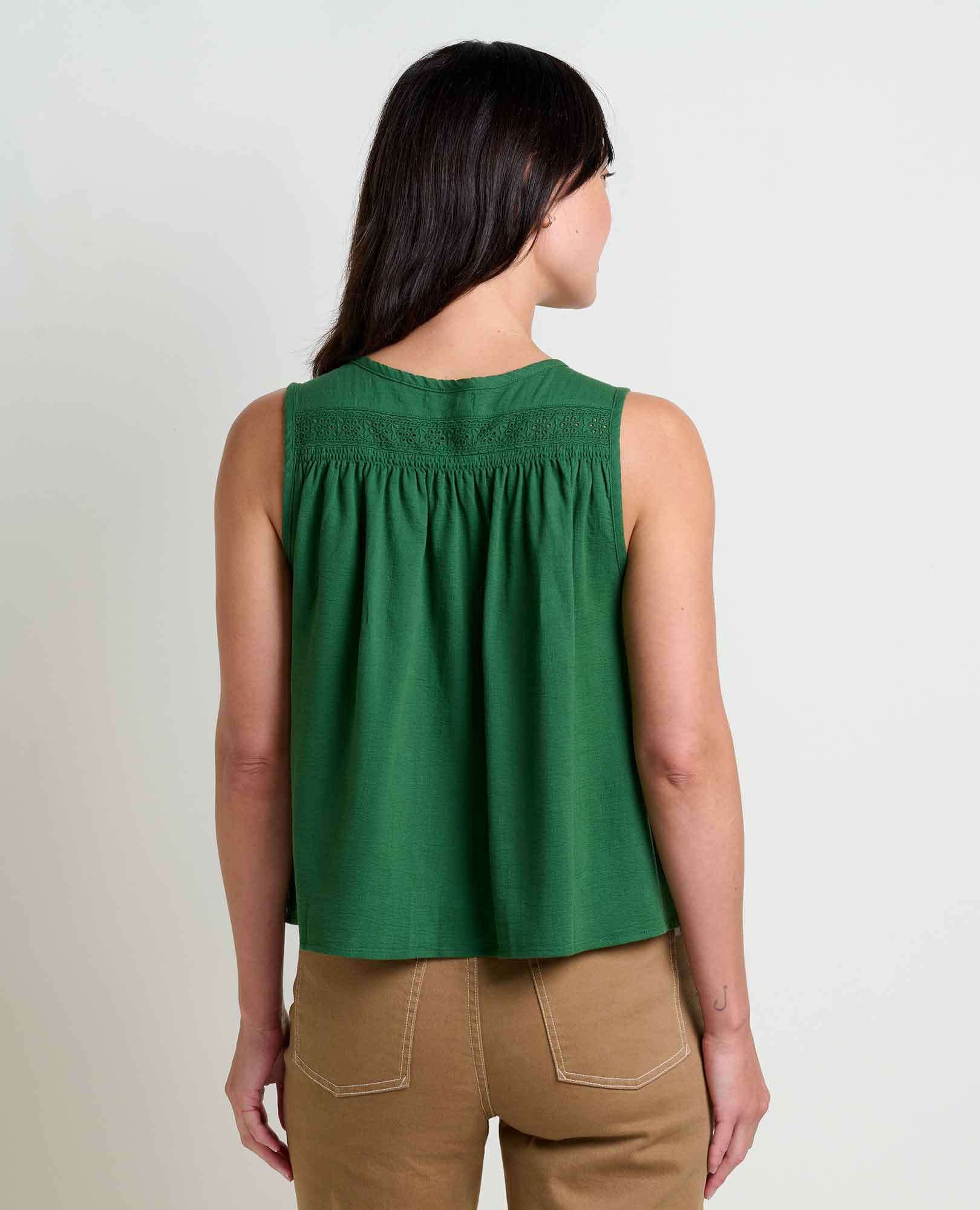 Manzana Button Front Tank - Softxoi