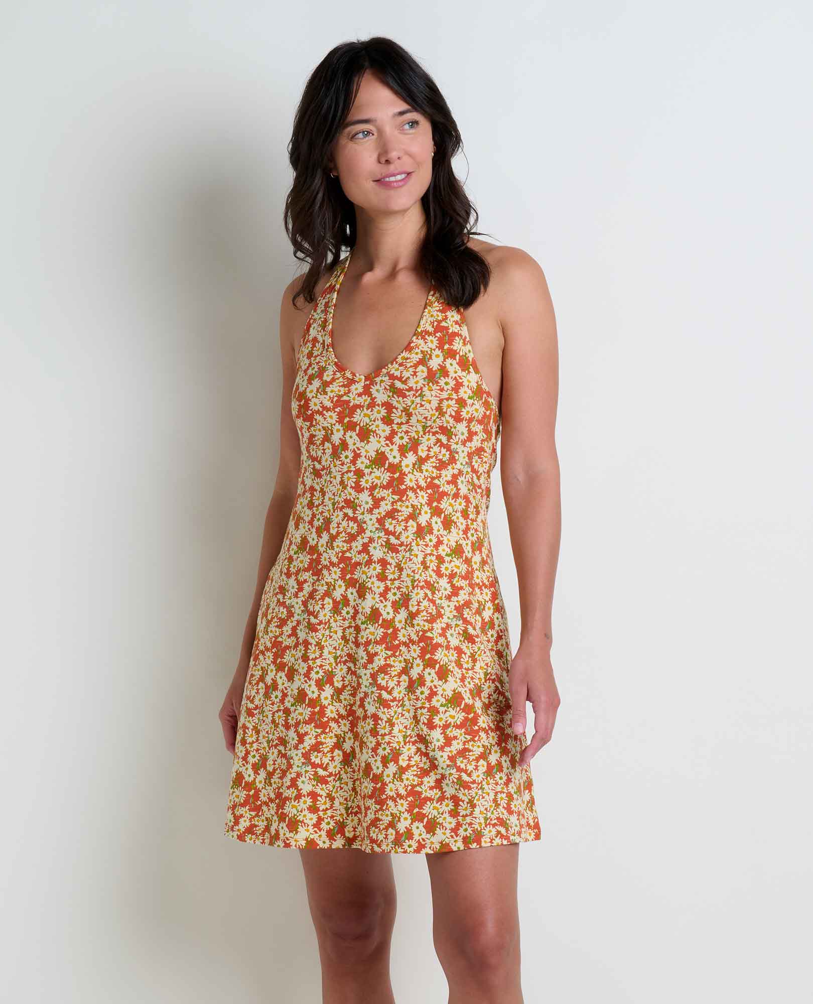 Plumeria Halter Dress - Softxoi
