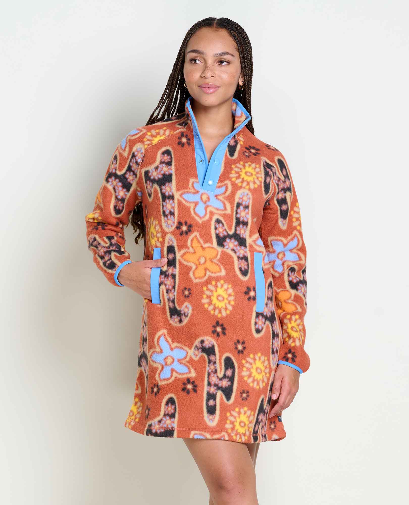 Campo Fleece 1/4 Snap Dress - Softxoi