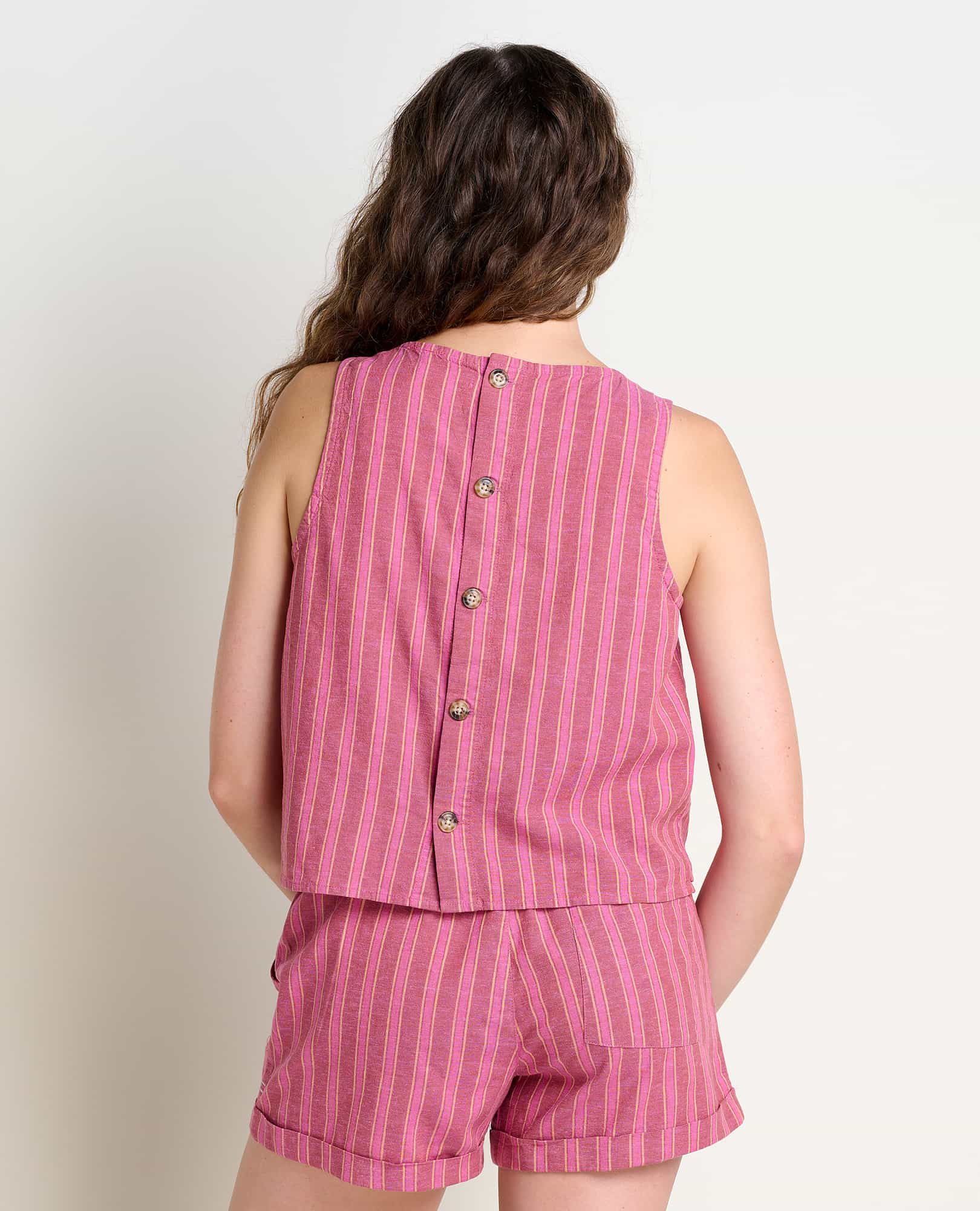 Taj Hemp Button Back Tank II - Softxoi