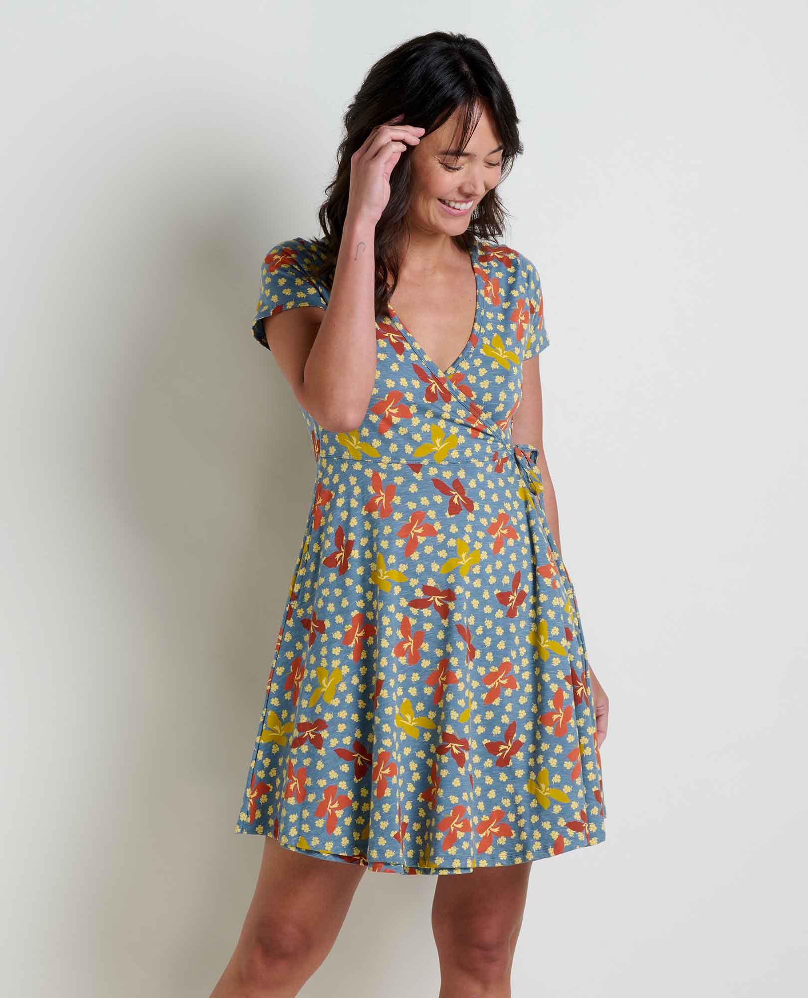 Freesia Wrap Dress - Softxoi