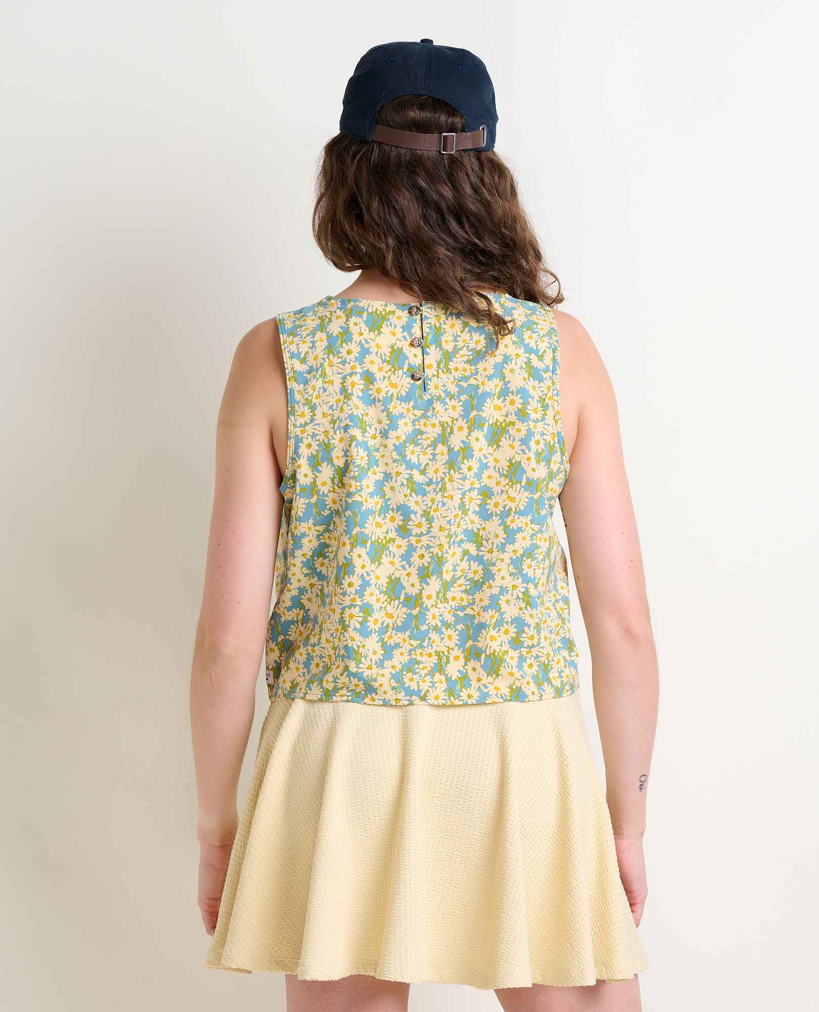 Sunkissed Button Back Tank - Softxoi